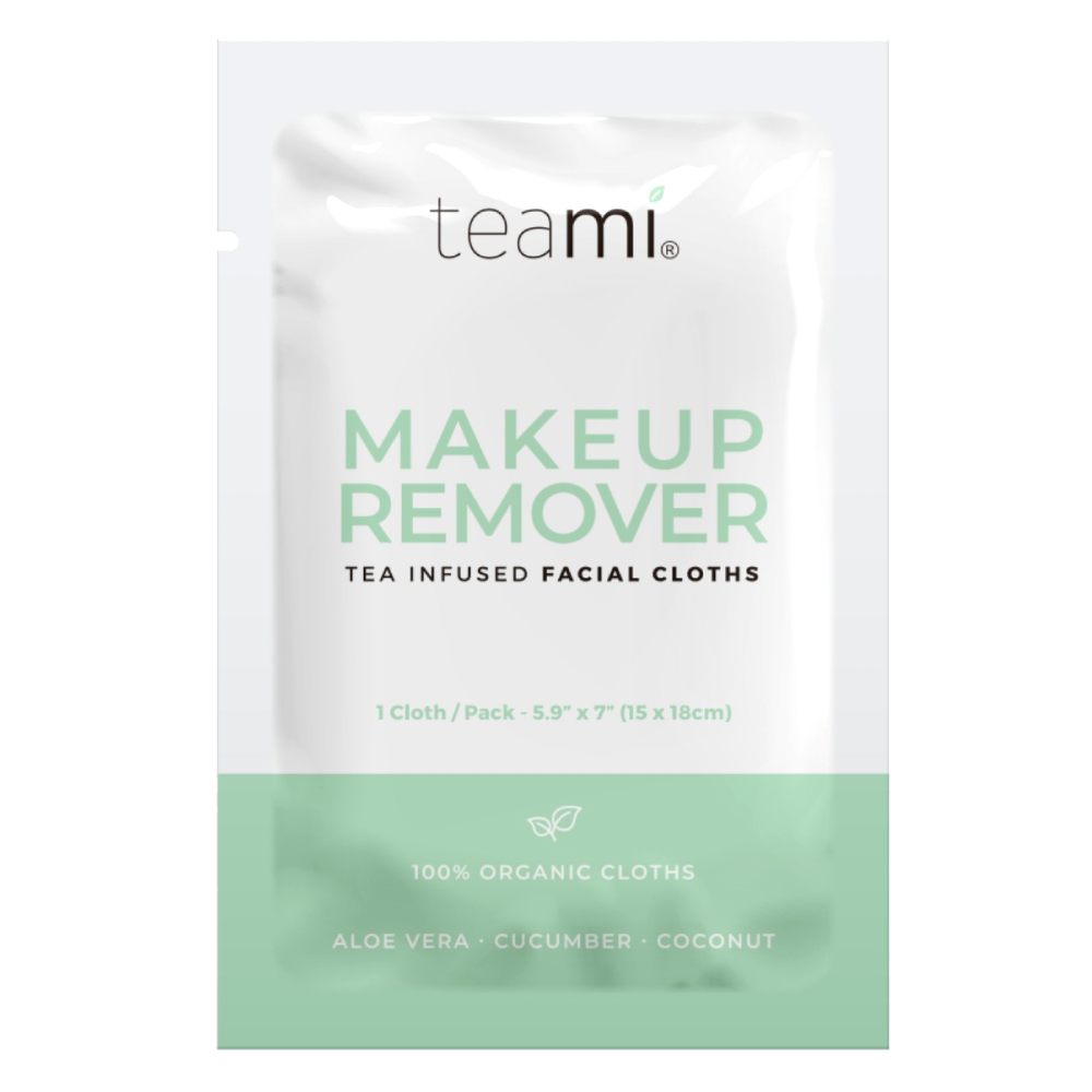 (24 count) Teami Makeup Remover 100% Organic Tea Infused Facial Cloths